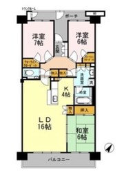 ニュートンプレイスサウスコートの物件間取画像